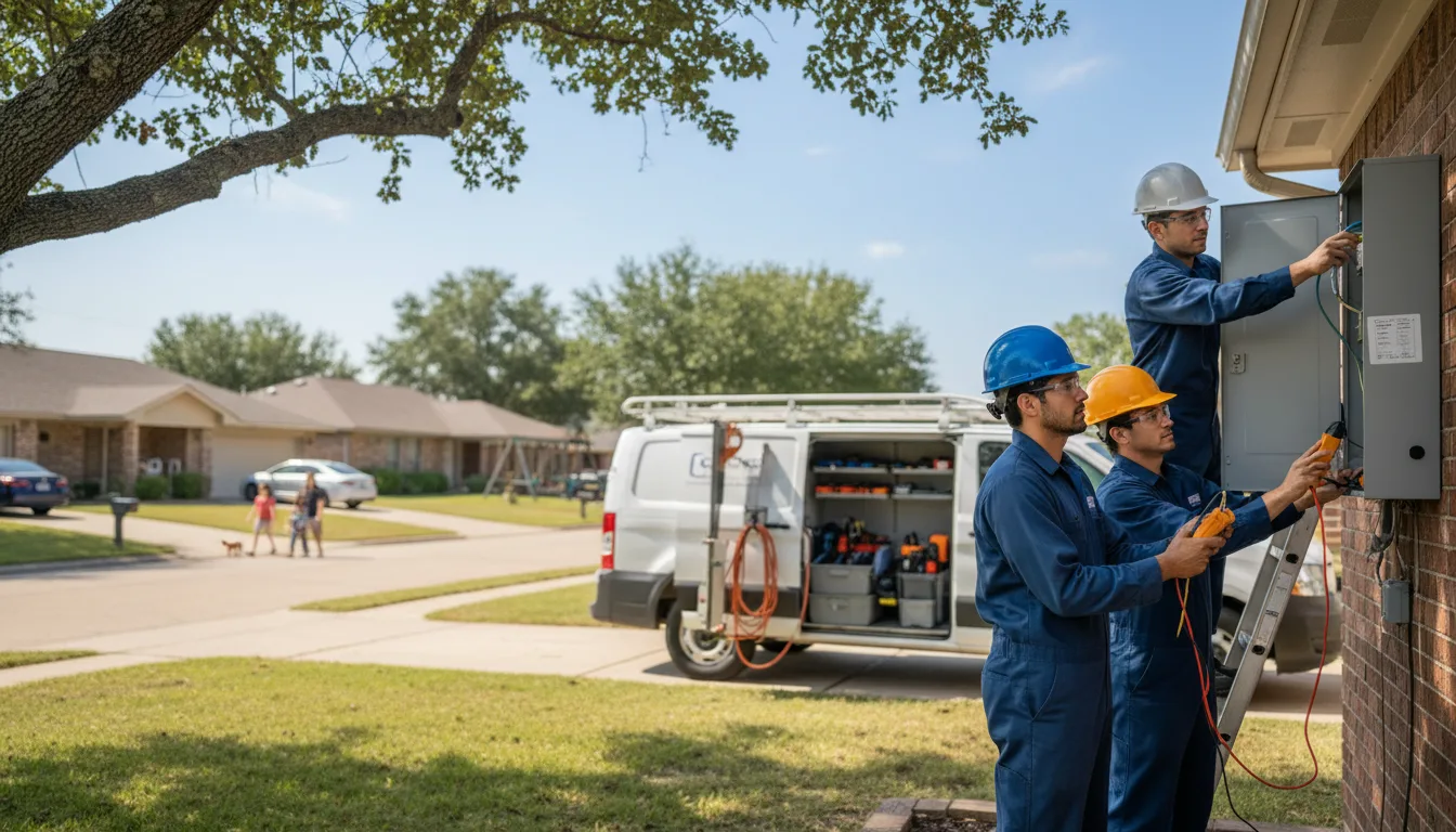 Certified electrician providing emergency electrical services in Donaldson, AR